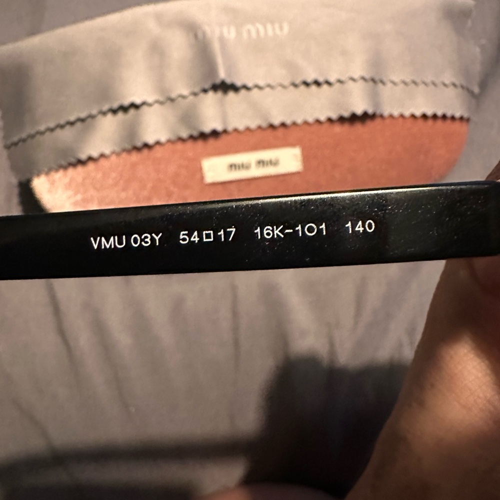 Miu Miu Eyeglasses & Case - Picture 4 of 5